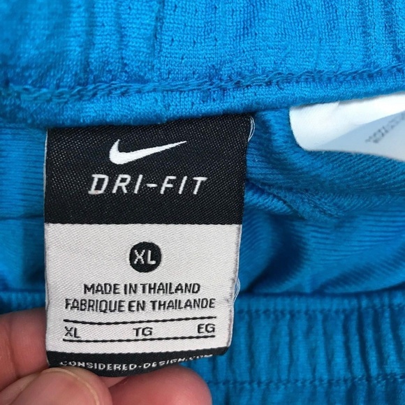 Nike Dri-fit XL Shorts Turquoise Shorts Workout Vintage - Picture 5 of 8